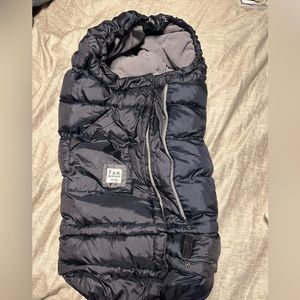 7AM Enfant Stroller Footmuff in navy. great condition